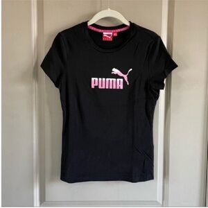 Puma black t-shirt. Fits small for being a medium. Never worn.